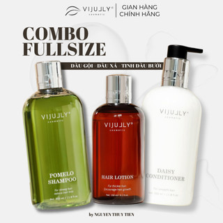 Combo chăm sóc tóc chuyên sâu VI JULLY VIETNAM - Kích mọc tóc, giảm rụng tóc, giúp tóc mềm mượt và vào nếp