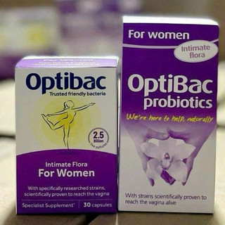 Men vi sinh Optibac For Women Probiotics tím 30v, 90v nội địa Anh - Optibac Tím