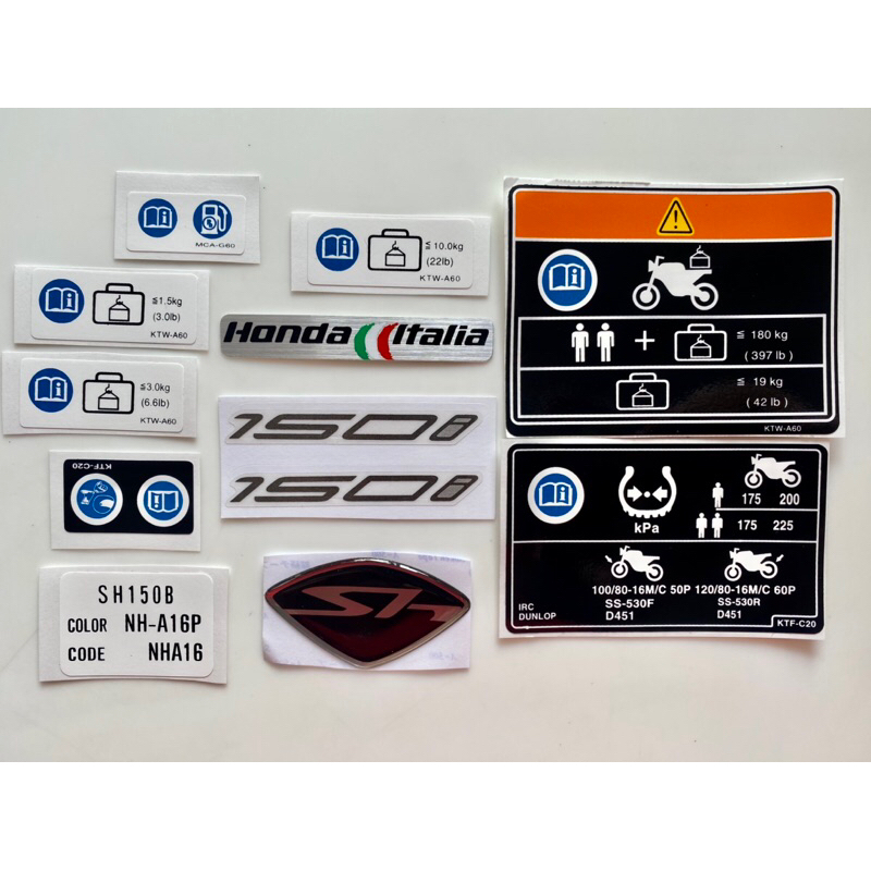 Full bộ tem màu đen sh ý 2010-2012