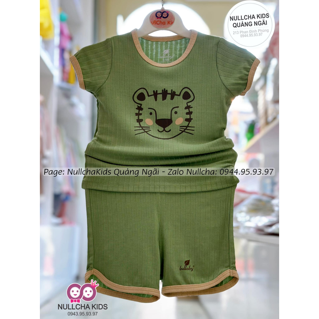 Bộ cộc Lullaby chất bambo mềm mát cho bé trai, bé gái