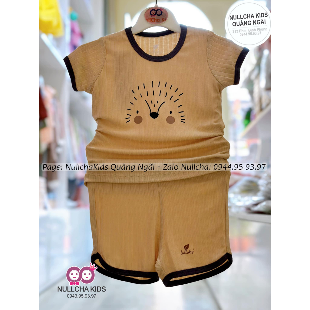 Bộ cộc Lullaby chất bambo mềm mát cho bé trai, bé gái