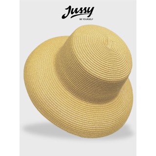 Mũ Cói Chuông Nơ Jussy Official Chất Cói Đan Vành Rộng Đi Biển Màu Vintage (KÈM HỘP ĐỰNG SẢN PHẨM)
