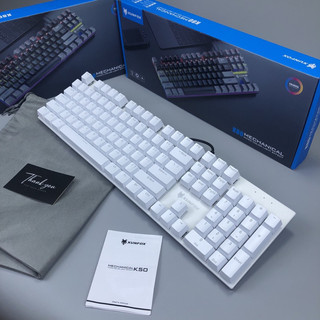Bàn phím cơ xunfox k50 104 phím có dây led nhiều màu văn phòng chơi game