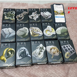 Chính hãng, lv4,5,6, đồ chơi giải đố huzzle hanayama, phát triển iq eq - đặt 12 ngày.