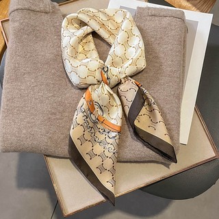 Khăn lụa kẻ đơn giản trẻ trung nhiều mẫu dễ chọn Thy Thy Store
