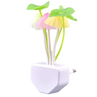 Đèn ngủ led hình nấm mikako - cảm ứng ánh sáng - tự động tắt/bật theo ánh sáng -tự động đổi màu