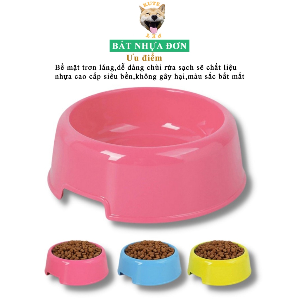 Bát ăn đơn cho chó mèo
