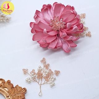 Cành pha lê pha hạt trai cao cấp PK2201