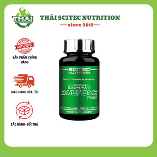 Vitamine tổng hợp MEGA DAILY ONE hộp 60 viên bổ sung 25 vitamin và khoáng chất thiết yếu | Scitec Nutrition