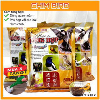 Cám chim tổng hợp Hiển Bảo Khánh 500gr - Cám chim Chào Mào, Khuyên, Chích Chòe, Mi - Thức ăn cho chim CHIM BIRD