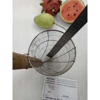 Vợt trụng hủ tiếu, mì - sâu lòng cán tre