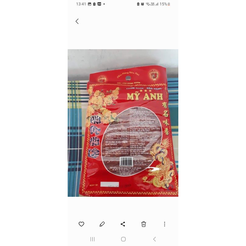 lạp xưởng mỹ anh 500gr