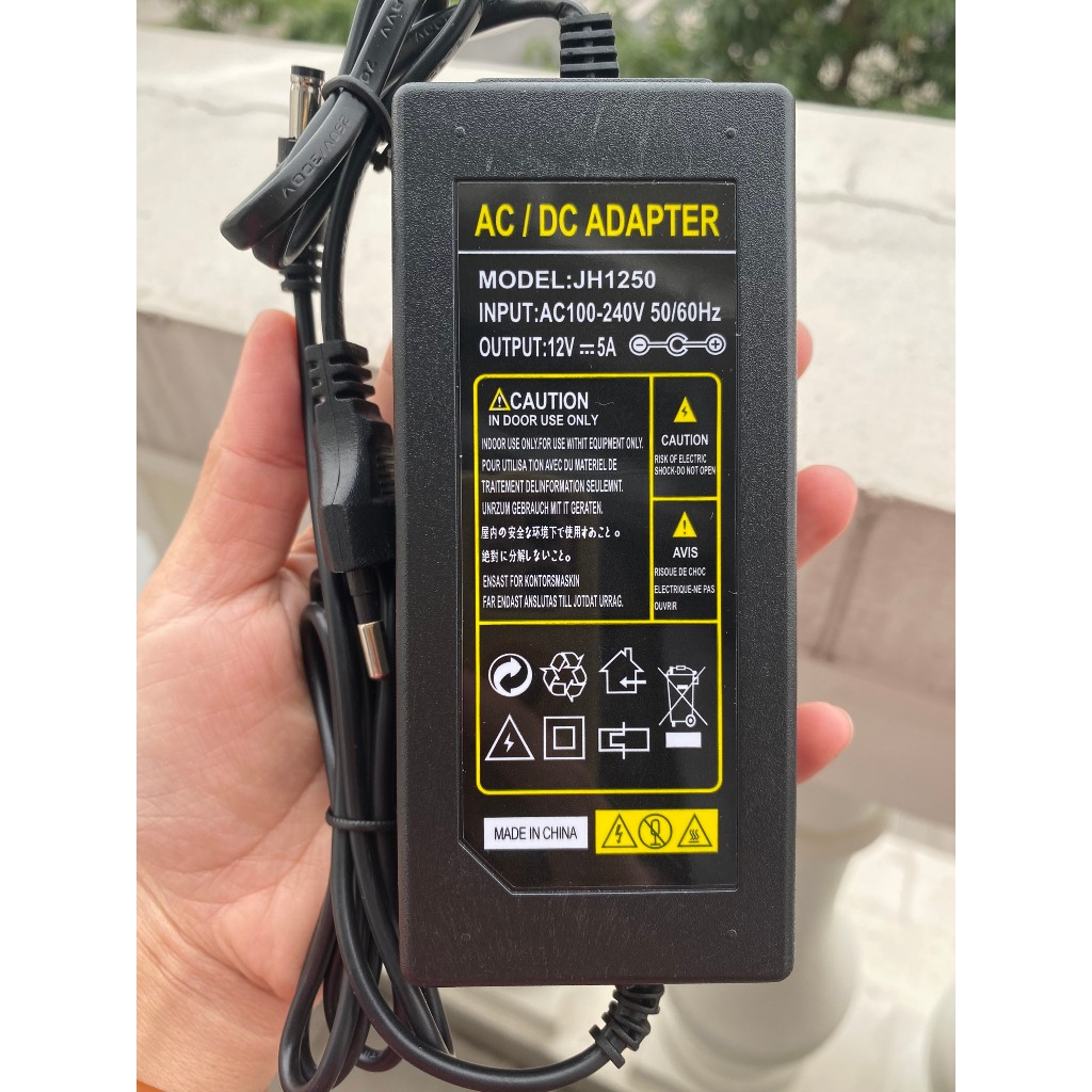 Nguồn 12V 3A 5A - Adapter 12V chân to - Nguồn 12v vỏ nhựa các loại - Hàng mới – Chính hãng | BigBuy360 - bigbuy360.vn