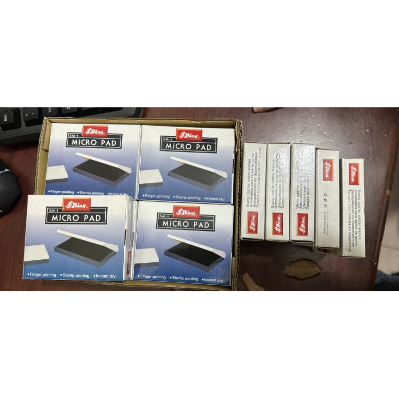 Khay mực lăn tay an toàn Shiny