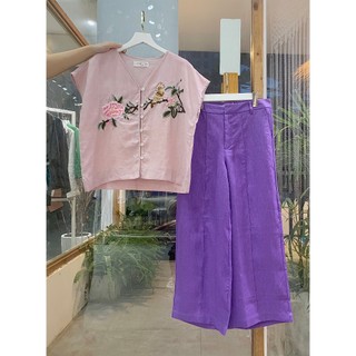 Quần linen chạy gân RENE - MaxMessi