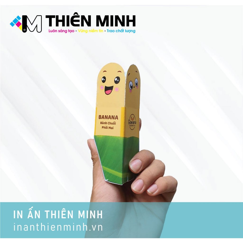 100 Vỏ hộp bánh chuối mặt cười