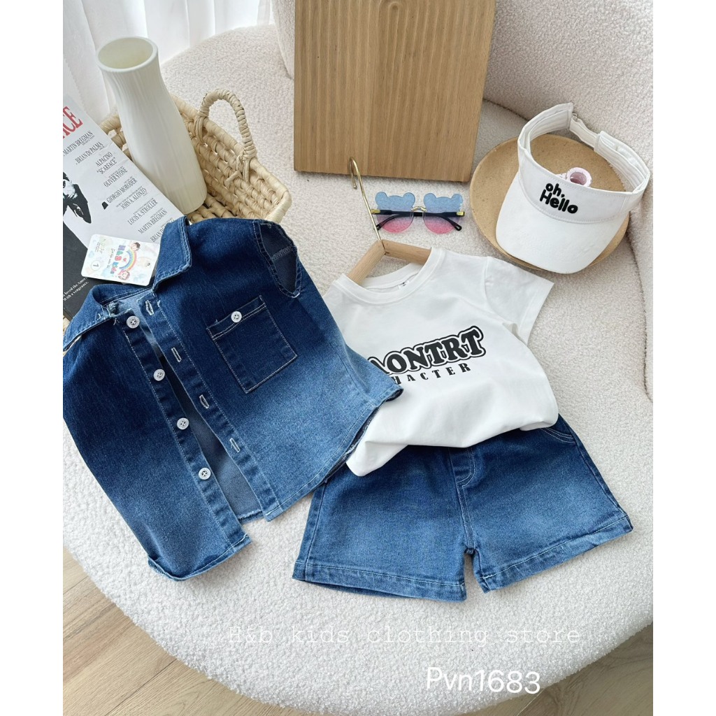 Sét công tử cho bé trai 10-30kg, bộ vest công tử cho bé trai mẫu hàn quốc