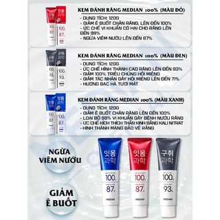 Kem Đánh Trắng Răng Median 93% Tooth-Paste 120g
