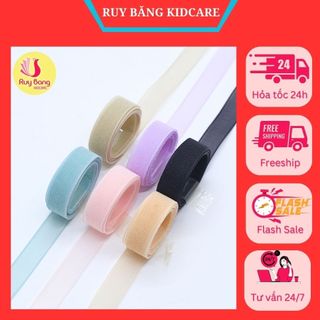 Ruy băng voan ánh nhũ HQ 9mm dùng làm nơ trang trí, nơ kẹp tóc, phụ kiện may mặc...