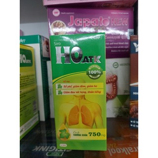 Siro ho atk , giúp bổ phế, giảm ho, chai 100ml
