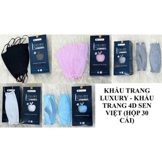 Khẩu trang luxury - khẩu trang 4d sen việt