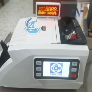 Máy đếm tiền cao cấp Xiudun T28, máy phát hiện tiền giả, tiền lẫn lọai, đếm tổng tiền nhiều mệnh giá