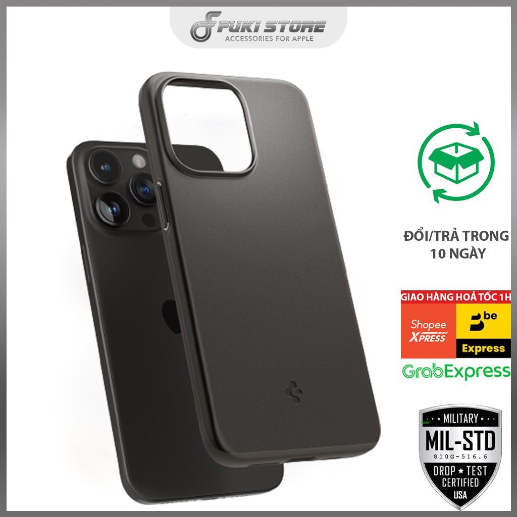 Ốp Lưng Spigen Thin Fit iP 15 15 Plus 15 Pro 15 Pro Max
