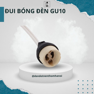 Đui đèn đốt nến GU10 - Cao cấp có vỏ bọc cách nhiệt