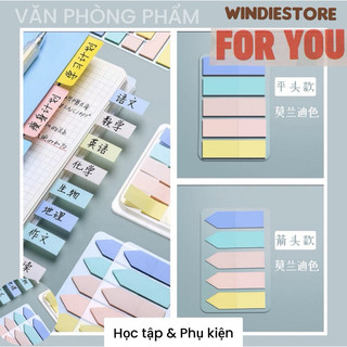 Giấy Note đánh dấu trang xinh xắn Windie nhiều màu sắc