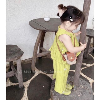 Bộ Vạt Bèo Cho Bé Gái ( 10 - 29kg )