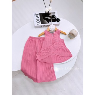 Bộ Vạt Bèo Cho Bé Gái ( 10 - 29kg )