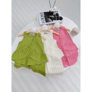 Bộ Vạt Bèo Cho Bé Gái ( 10 - 29kg )
