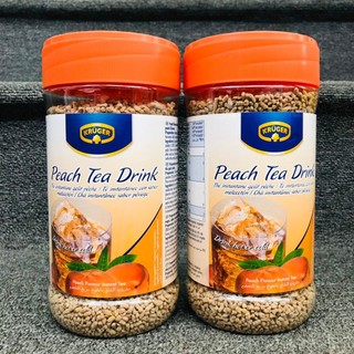 Trà hòa tan vị đào krüger peach tea drink 400g