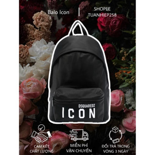 [Hight Quality] - Balo Dsq2 - Balo Đen Hoạt Tiết Dsq2 Icon Đơn Giản - Bản Cao Cấp Hàng Loại 1 QCCC