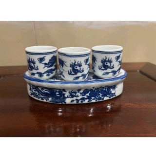 Kỷ thờ 3 chén Bát tràng
