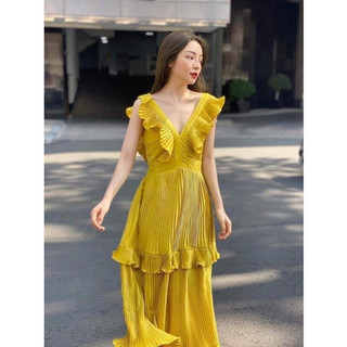 Thanh lý đầm vàng tầng cổ v