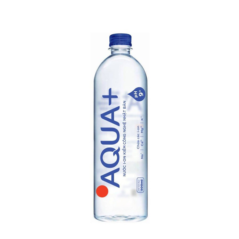 Nước ION Kiềm AQUA+ chai 500ml