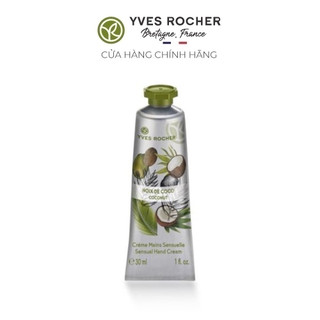 Kem Dưỡng Da Tay Yves Rocher Coconut Hand Cream 30ml