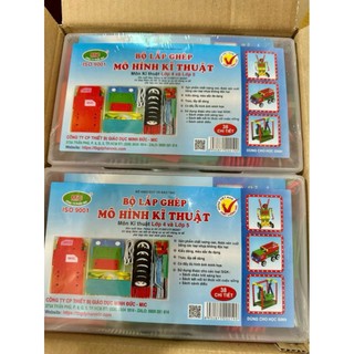 Bộ lắp ráp mô hình kỹ thuật lớp 4 (34 chi tiết),lớp 4&5(38 chỉ tiết)