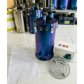 lọc thùng chế bơm channing cao cấp dc 24v chống giật, lọc thùng bơm ngoài bễ cá.