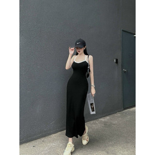 Váy Hai Dây Body Dáng Dài Mã NF4
