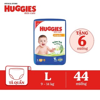 Tã quần huggies skincare jumbo m42/l38/xl32/xxl28+6