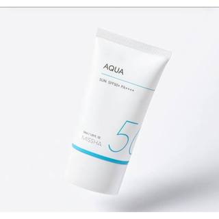 Chống nắng siêu nhẹ da và dưỡng ẩm missha aqua sun spf50+pa++++