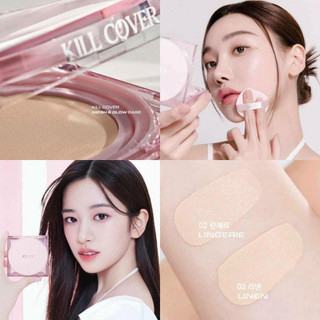 Set Phấn Nước Clio Kill Cover High Glow Cushion 14g