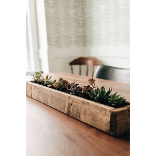 Khây gỗ trồng cây tiểu cảnh/sen đá vingate 70x10x8