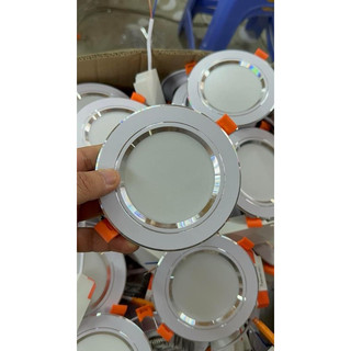 Combo 10 đèn âm trần 7w phi 90 1 màu nguồn tenta