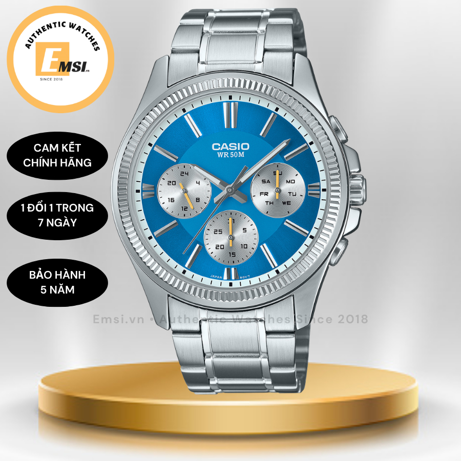 Đồng hồ Casio Nam MTP-1375D-2A2 - Chính Hãng