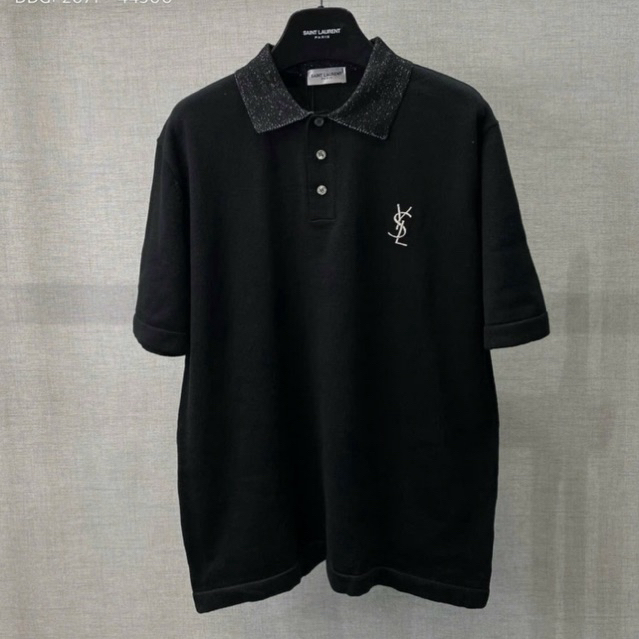 ⚡️[SALE LẺ SIZE 1xx ] - ÁO YSL POLO THÊU 75-85 KG