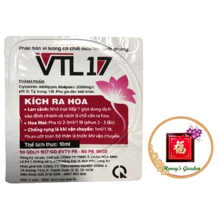 Phân bón nạp kích hoa vtl17 - kích ra hoa - #605a# 10ml