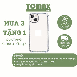 [Bảo Vệ Gốc] Ốp Lưng Iphone Silicon Các Dòng 6/7/8/Plus/11/12/13/Pro/Max Trong Suốt Bảo Vệ 4 Gốc - Tomax Shop